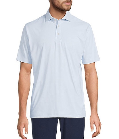 Hart Schaffner Marx Short Sleeve Luxury Performance Diamond Geo Shirt