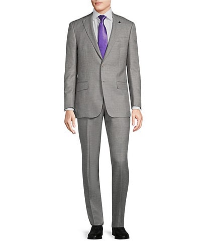 Hart Schaffner Marx Classic Fit Flat Front 2-Piece Suit