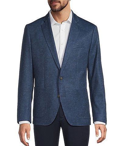 Hart Schaffner Marx Solid Textured HartFlex Blazer