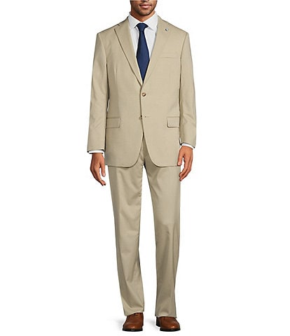Hart Schaffner Marx Chicago Fit Flat Front Performance Wool 2-Piece Suit
