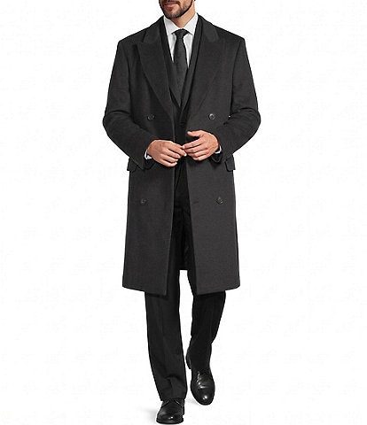 Hart Schaffner Marx Wool Blend Topcoat
