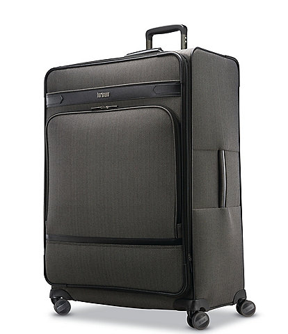 Hartmann Herringbone Deluxe Large Expandable Spinner Suitcase