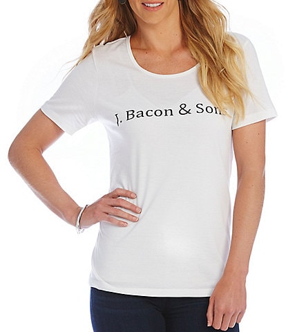 Heritage #double;J. Bacon & Sons#double; Logo Tee Shirt
