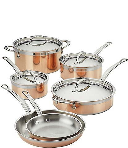 Hestan Induction Copper Ultimate 10-Piece Cookware Set