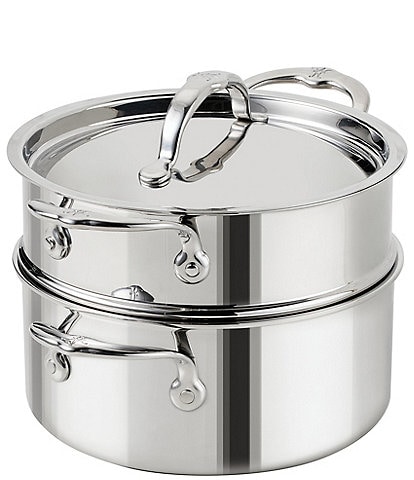 Hestan ProBond® Luxe Polished Professional Clad Soup Pot and Steamer Insert Set, 3 Qt.