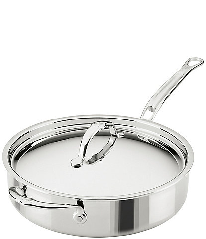 Hestan ProBond® Luxe Professional Clad Stainless Saute Pan with Lid, 3.5 Qt.
