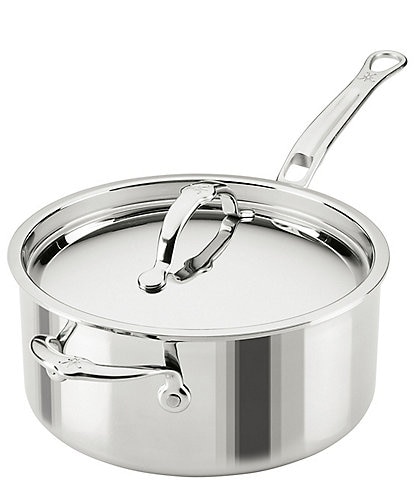 Hestan ProBond® Luxe 4-Quart Professional Clad Stainless Steel Saucepan with Lid