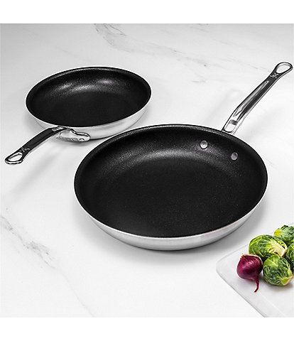 Hestan Thomas Keller Insignia® Tri-Ply Stainless Steel Set of Two Open Saute Pan with Titum Nonstick System
