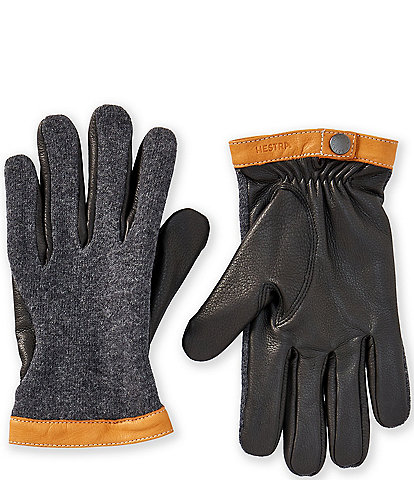 Hestra Deerskin Wool Tricot Gloves