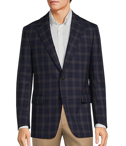 Hickey Freeman Classic Fit Check Pattern Sport Coat