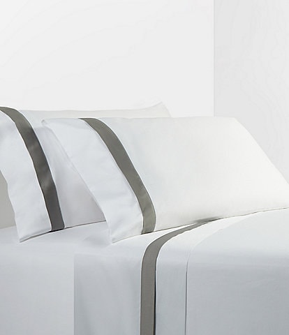 HiEnd Accents 350-Thread Count White Sheet Set with Flange