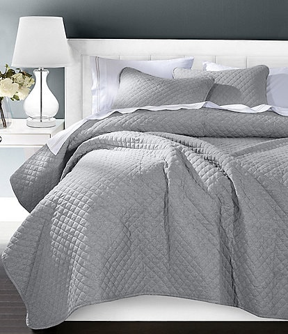 HiEnd Accents Anna Diamond Quilted Coverlet Mini Set
