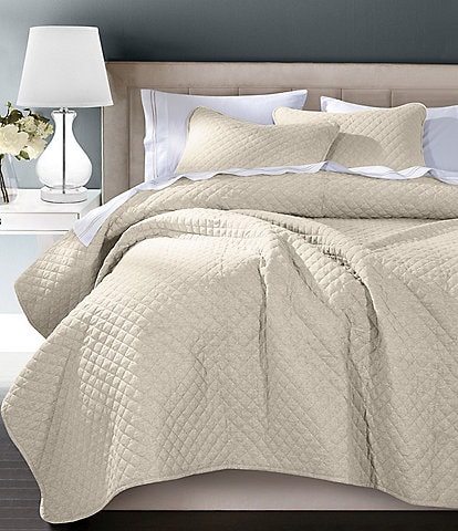 HiEnd Accents Anna Diamond Quilted Coverlet Mini Set