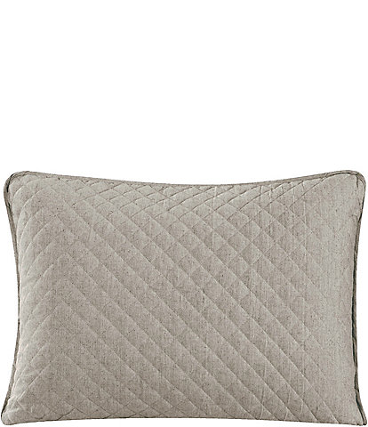 Indigo Hill by HiEnd Accents Anna Diamond Quilted Pillow Sham, Pair