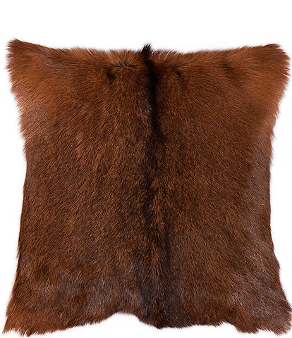 Paseo Road by HiEnd Accents Axed Goat Fur Pillow