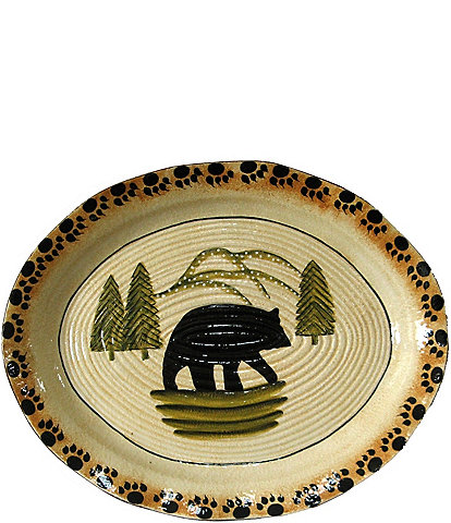 HiEnd Accents Bear Ceramic Serving Platter