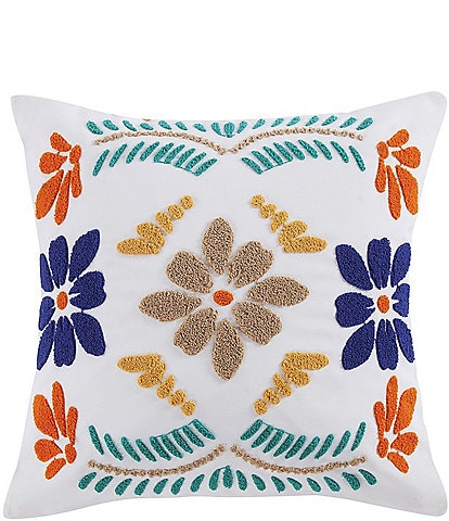 Paseo Road by HiEnd Accents Bonita Floral Embroidered Outdoor Pillow