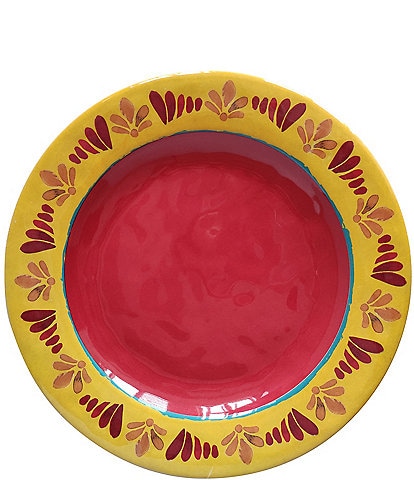 HiEnd Accents Bonita Melamine Collection Dinner Plate, Set of 4