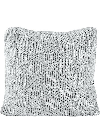 HiEnd Accents Chess Knit Filled Euro Pillow