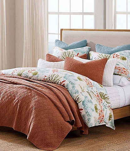 HiEnd Accents Coastal Collection Oceania Tropical Reefs Comforter Mini Set