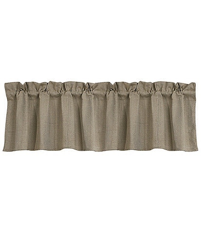 HiEnd Accents x Paseo Road Fairfield Herringbone Window Valance