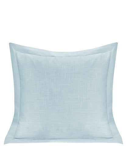 HiEnd Accents Luna Collection Single Flanged Washed Linen Pillow