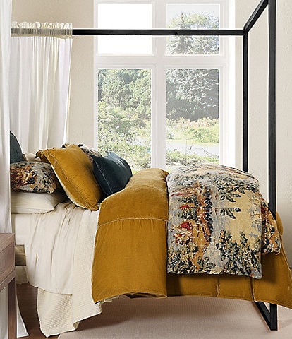 HiEnd Accents Provence Washed Linen Duvet Cover Mini Set