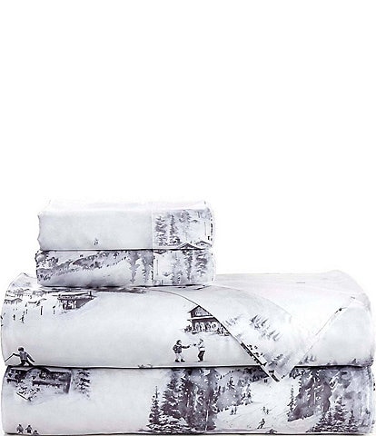 HiEnd Accents Ski Toile Lyocell Sheet Set