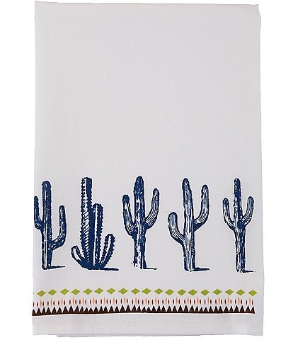 HiEnd Accents Southwest Cactus Border 5-Piece Tea Towel Set