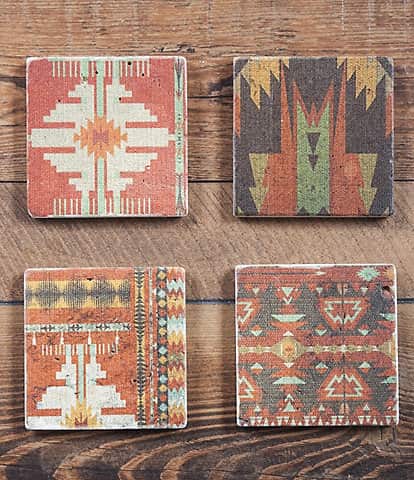 HiEnd Accents Southwestern Coasters, Set of 4