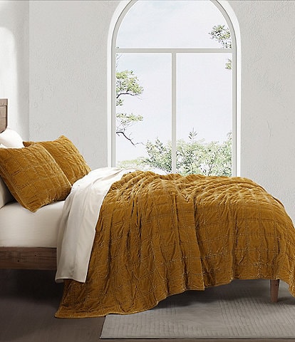 HiEnd Accents Stella Faux Silk Double Box Stitch Quilt Mini Set
