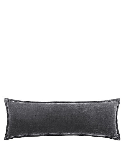 HiEnd Accents Stella Faux Silk Velvet Long Lumbar Pillow