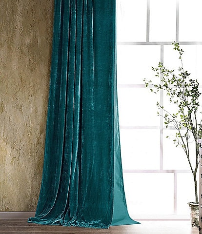 HiEnd Accents Stella Lined Silk Velvet Window Treatment