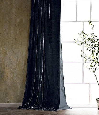 HiEnd Accents Stella Lined Silk Velvet Window Treatment