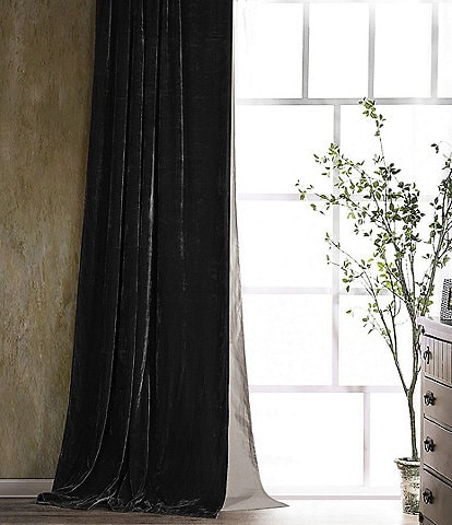 HiEnd Accents Stella Lined Silk Velvet Window Treatment