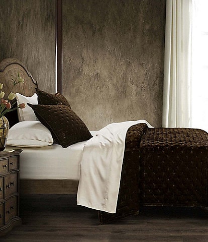 HiEnd Accents Stella Faux Silk Velvet Pintuck Quilt Mini Set