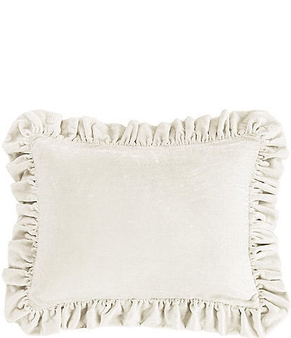 HiEnd Accents Stella Silk Velvet Oblong  Pillow