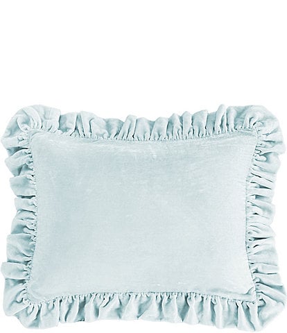 HiEnd Accents Stella Silk Velvet Oblong Pillow