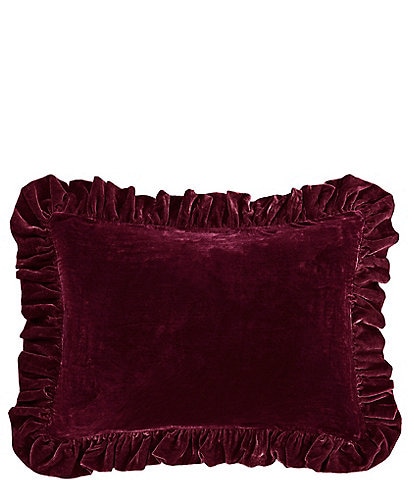 HiEnd Accents Stella Silk Velvet Oblong  Pillow