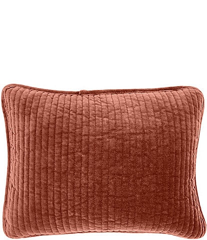 HiEnd Accents Stonewashed Cotton Velvet Boudoir Pillow