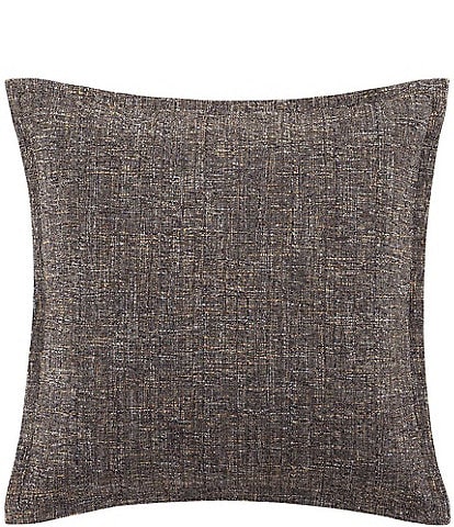 HiEnd Accents Tweed Collection Modern Rustic Woven Euro Sham