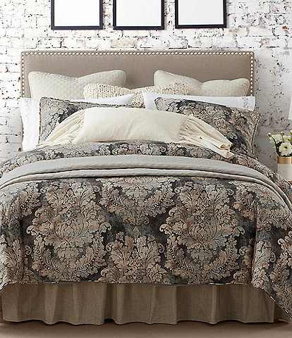 HiEnd Accents Victoria Damask Print Mini Comforter Set