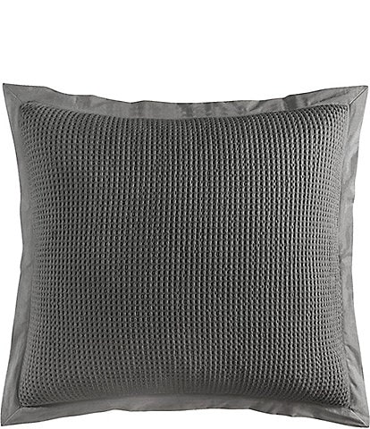 HiEnd Accents Stonewashed Cotton Waffle Weave Euro Sham