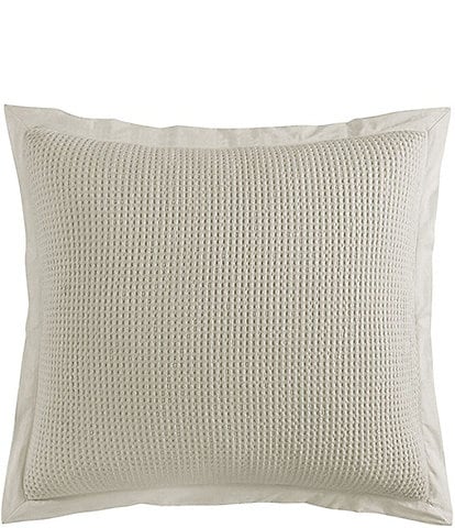 HiEnd Accents Stonewashed Cotton Waffle Weave Euro Sham