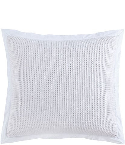 HiEnd Accents Stonewashed Cotton Waffle Weave Euro Sham