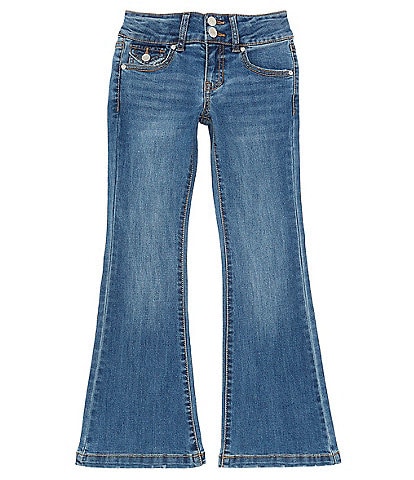 Hippie Girl Big Girls 7-16 Flare Leg Flap Back Pockets Jeans