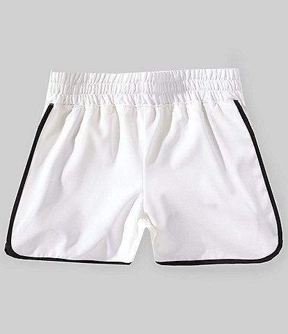 Hippie Girl Big Girls S-XL White Active Shorts