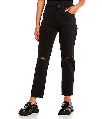 Hippie Laundry High Rise Distressed Mom Jeans