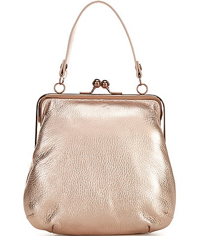 HOBO Alba Pink Gold Metallic Crossbody Bag