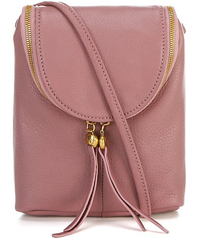 ALEDA ~ Bloomingdale's Leather Crossbody W/ Tortoise Buckle